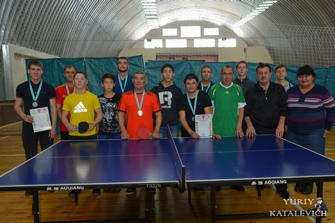 соревнования по настольному теннису в п.Кушмурун